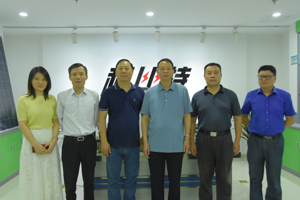 长沙市政协主席、党组书记文树勋一行莅临LD.COM防雷走访调研