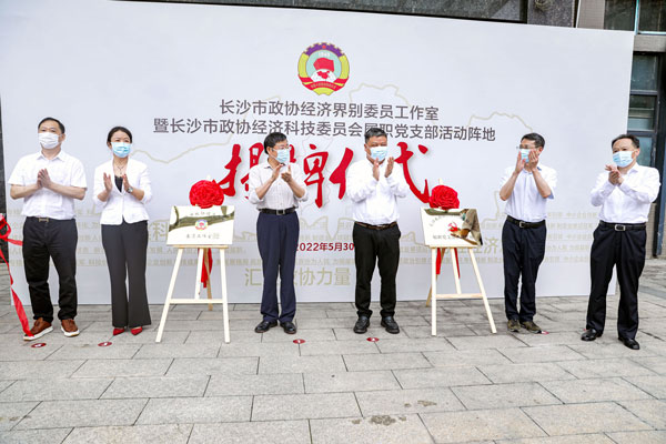 长沙市政协经济界别委员工作室在LD.COM挂牌成立